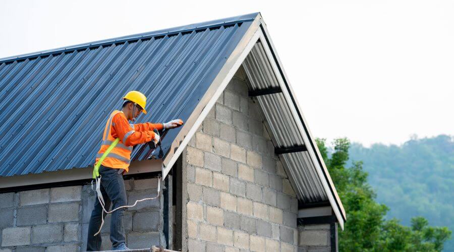 Professional metal roof installation in Russell, MN